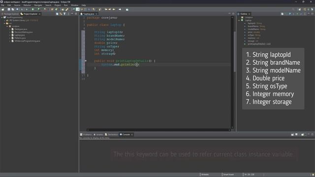 Classes and Objects: Object-Oriented Programming | Coding in Java | Encapsulation | Eclipse | #9