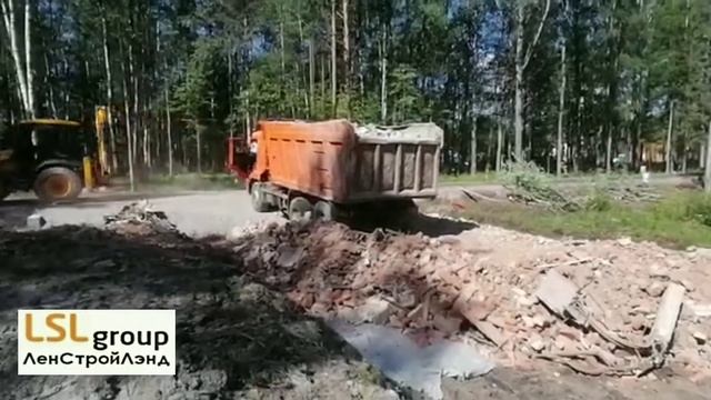 LSLgroup Доставка кирпичного боя в Токсово для отсыпки подьездных путей к участку смотреть онлайн