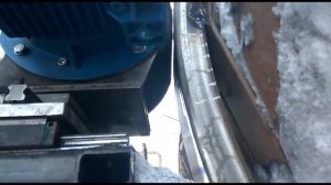 Шлифовка бандажа сушильного барабана АБЗ AMOMATIC 160SM