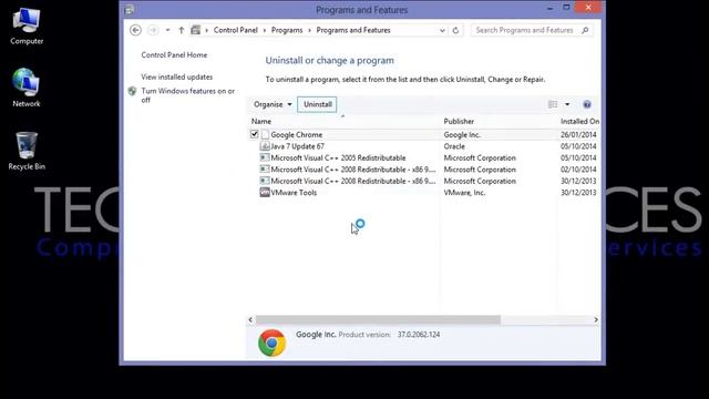Google Chrome Tutorial - How To Uninstall Google Chrome (Updated) смотреть онлайн