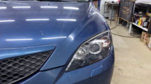 Mazda 3 bk хэтчбек, замена линз в фарах