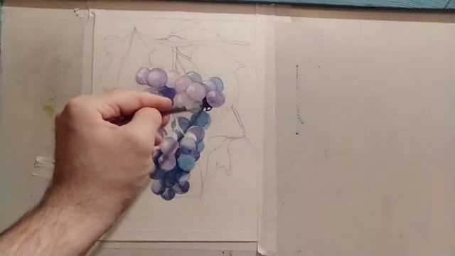 Як малювати виноград. смотреть онлайн