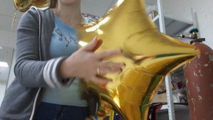 Фольгированные шары. Как я их завязываю. Foil balloons. How I tie them.