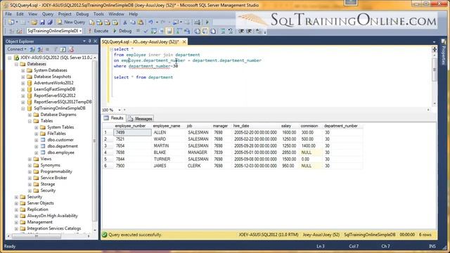 SQL Inner Join - SQL Training Online - Quick Tips Ep29 смотреть онлайн