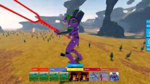EVA-01 FULL SHOWCASE! New Evangelion Kaiju! - Roblox Kaiju Universe