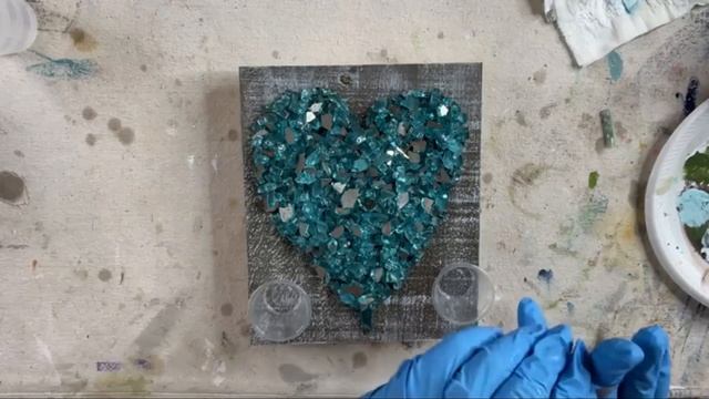 Heart on Wood (Glass & Resin Art Tutorial) смотреть онлайн