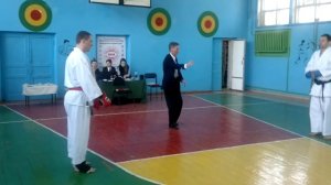 Кумите каратэ шотокан, спарринг