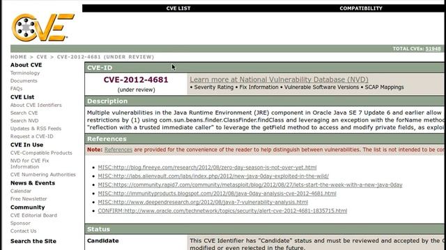 Nová Java 7 zranitelnost nultého dne - historie a ukázka útoku смотреть онлайн