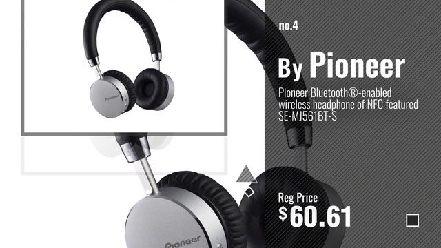 Top 5 Pioneer Bluetooth Headphones [2018]: Pioneer Bluetooth and High-Resolution Over Ear Wireless смотреть онлайн