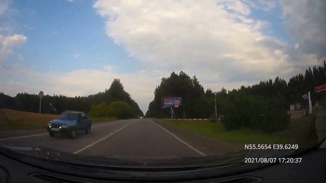 Drivng in Moscow region: Северная Грива - Мишеронский 07/08/2021 (timelapse 4x)