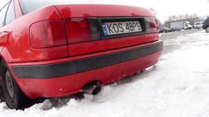 Audi 80 8C 2.3 NG exhaust sound