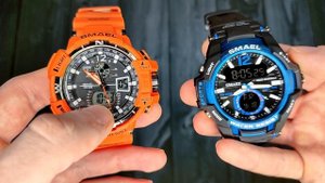 Smael 1805B. Спортивные Часы за 10$ с Алиэкспресс. Обзор и Настройка!