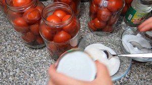 Консервирование помидоры на зиму. Очень простой рецепт вкусных помидоров