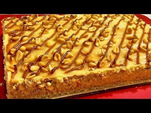 ВКУСНЫЙ ТОРТ БЕЗ ВЫПЕЧКИ ИЗ ПЕЧЕНЬЯ ВАРЕНОЙ СГУЩЕНКИ И АРАХИСА!!!
