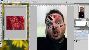 Photoshop 4 beginners - how to make a zombie portrait