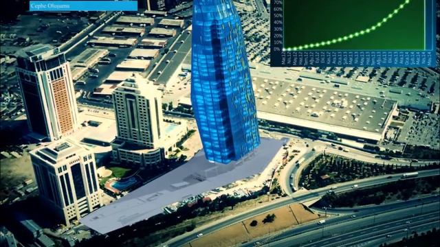 BIM-модель здания высотной башни смотреть онлайн