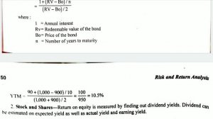 Return , measurement of returns , traditional and modern techniques | risk and return analysis | md