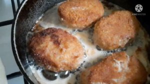 Жарю вкусные   котлеты  из говядины