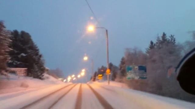 Переход границы Норвегия - Финляндия