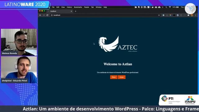 Aztlan: Um ambiente de desenvolvimento WordPress - Palco: Linguagens e Frameworks #Latinoware смотреть онлайн