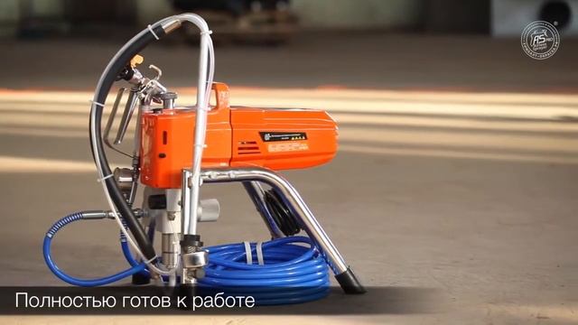Обзор  окрасочный аппарат безвоздушного распыления  Покраска стен,фасадов, потолков AS 2200 от ASpr смотреть онлайн