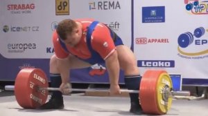 Konovalov Andrey - Deadlift 357,5 kg @ 120+ kg / European Open Championships 2016