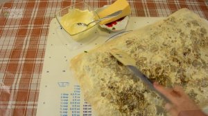 Рулет из лавашей с грибами