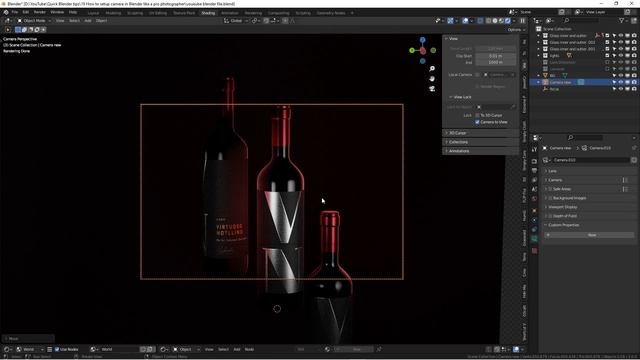 How To Set Up Camera In Blender 3.0 Like A Pro Photographer (Quick Blender Tip 19)
