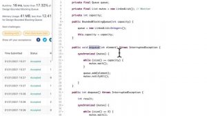 eBay超高频 | 小白学多线程 | LeetCode 1188.Design Bounded Blocking Queue | synchronized | ReentrantLock() #多线