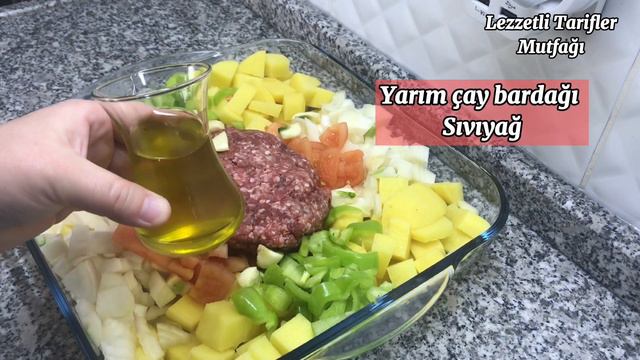 Bu Yemeği Yapmak Çok Kolay! Az Kıyma ile Tüm Aileye Yetecek Yemek Tarifi! Doğra Karıştır At Fırına! смотреть онлайн