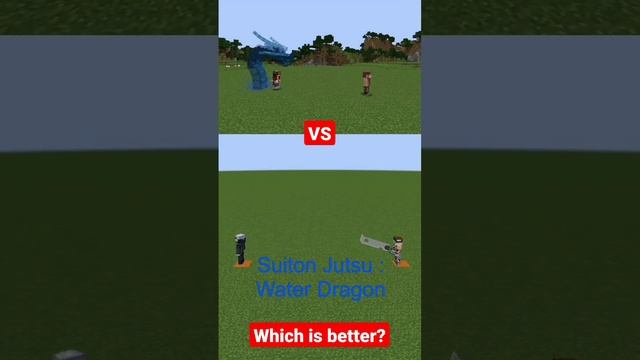 Which is better? old Naruto mod vs New Naruto mod #minecraft #naruto #narutomod