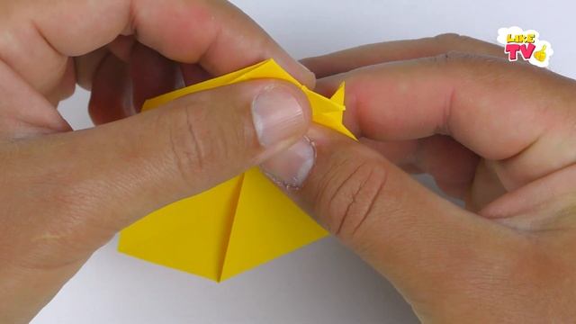 Подставка для пасхального яйца. Оригами цыпленок из бумаг. Простая пасхальная поделка смотреть онлайн