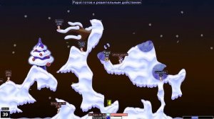 Первая игра по сети в Вормс Армагеддон/First multiplayer gameplay Worms Armageddon