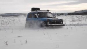 Нива 3D по снегу на Форвард Сафари 500 выезд 14.02.2016г.