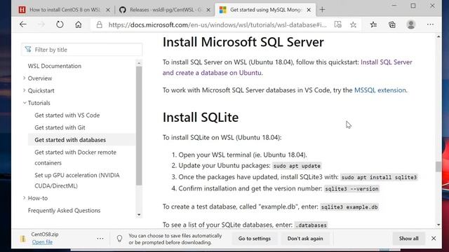 Install CentOS 8 on WSL 2 смотреть онлайн