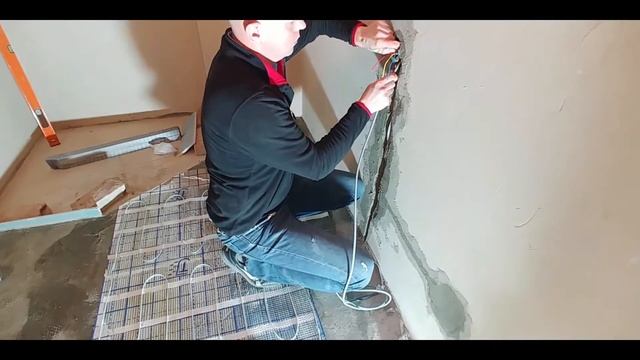 Электрический теплый пол своими руками: под плитку - #монтаж пошаговый