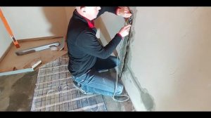 Электрический теплый пол своими руками: под плитку - #монтаж пошаговый