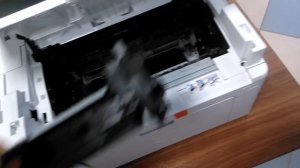 Снятие картриджа принтера HP Laserjet Pro M132A /  HP Laserjet Pro M132A cartridge removing