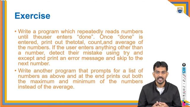 Python Control Structures 3  by Dr  G Ramu |  Department of Computer Science and Engineering  | IAR