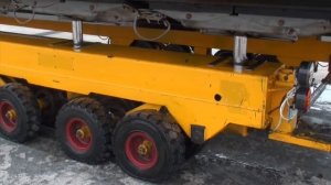 ПОДЪЕМ ПО СЛИПУ 47T ГИДРАВЛИЧЕСКИМ ТРЕЙЛЕРОМ ROODBERG