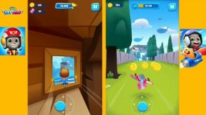 TALKING TOM SKY RUN CLASSIC vs TALKING TOM SKY RUN New Fun Flying Game GAMEPLAY