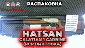 Пневматическая PCP винтовка Hatsan Galatian 1 Carbine. Внешний вид и комплектация.