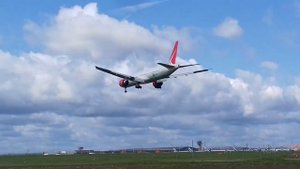 Боинг 777-300ER "Royal Flight " "VQ-BGL" посадка в Международном Аэропорту Шереметьево SVO.