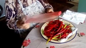 Замораживаем горький перец