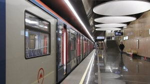 Москва. Метросоставы «Москва» на станции «Юго-Восточная». 10 марта 2023