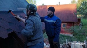 Укладываем мягкую черепицу!