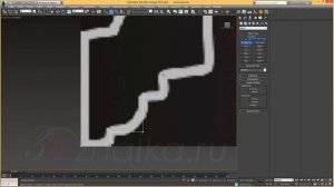 Как сделать карниз в 3d max | Моделирование карниза в 3d max