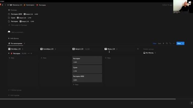 Управление финансами в Notion 2.0