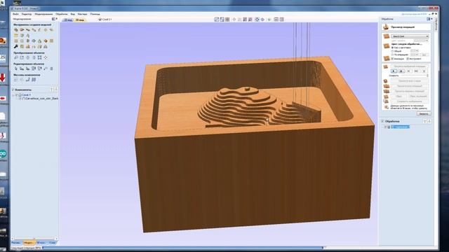 CNC 3018 Pro 3 часть - фрезеровка 3D модели. Vectric Aspire и GRBL.