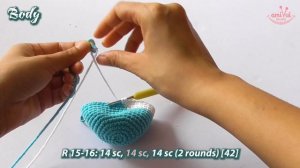 #154 | Amigurumi Totoro Free Pattern (1/3) | How To Crochet Amigurumi Characters | @AmivuiStudio